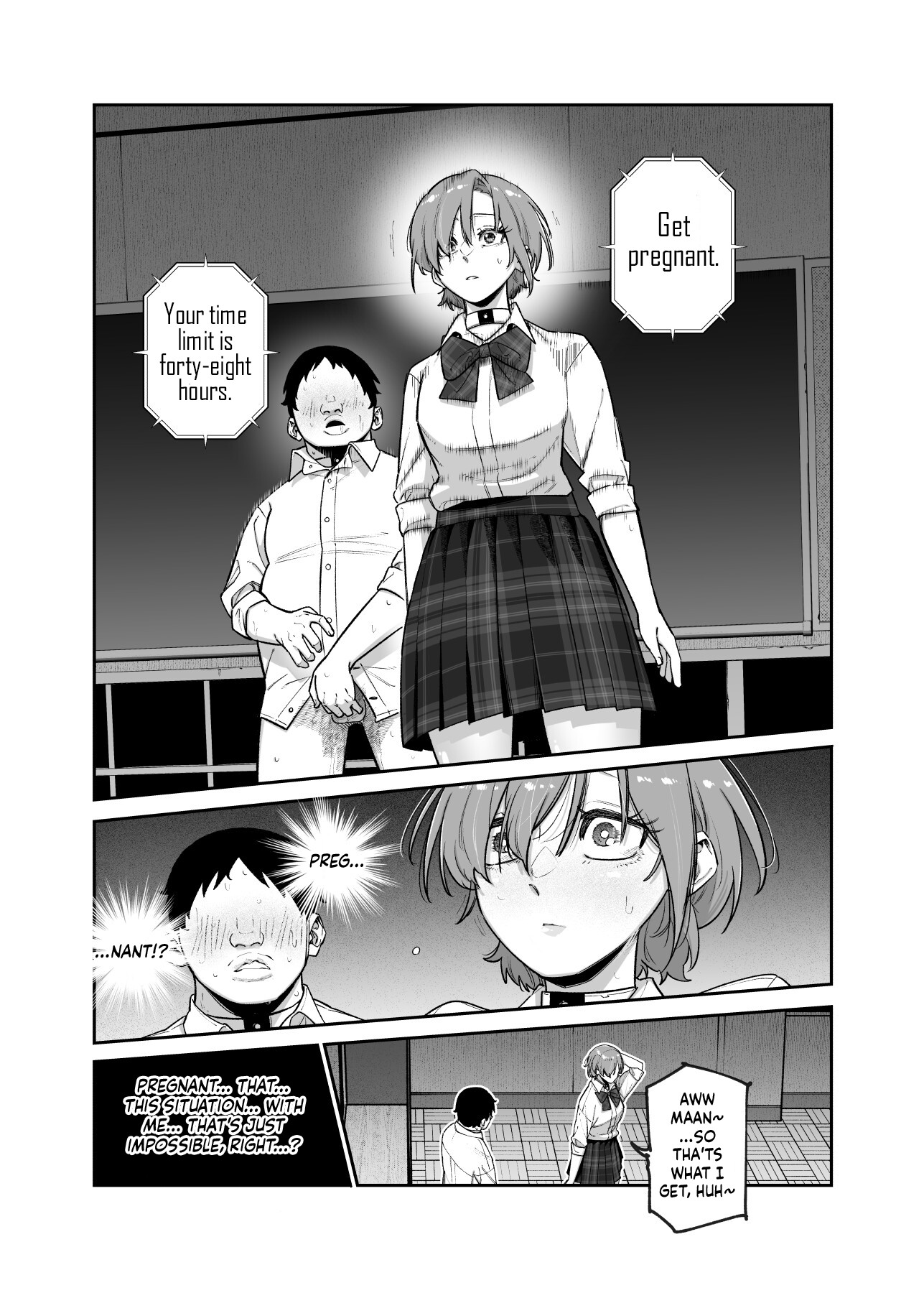 Hentai Manga Comic-We Have No Choice Because We're In A Death Game! EX 1st Period - Don't Act Disgusted, Got It!? Well, It's Not Like I'm Disgusted In The First Place-Read-18